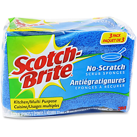 Scotch-Brite No Scratch Scrub Sponges - 2.8 Scotch-Brite No Scratch Scrub Sponges - 2.8