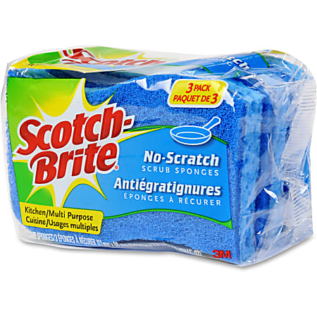 Scotch-Brite No Scratch Scrub Sponges - 2.8 Scotch-Brite No Scratch Scrub Sponges - 2.8