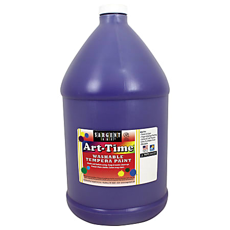 Sargent Art® Art-Time Washable Tempera Paint, 1 Gallon, Violet