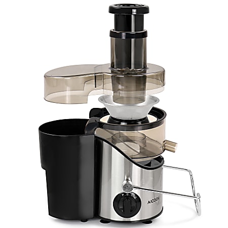 Electric Juicer Stainless Steel 120V 600W Silver Black by Oasisincentives