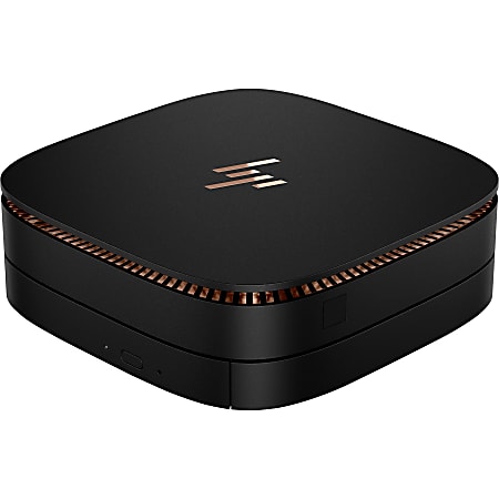 HP Elite Slice G2 Audio Ready with Zoom Rooms - USFF - Core i7 7700T / 2.9 GHz - vPro - RAM 16 GB - SSD 128 GB - NVMe - HD Graphics 630 - GigE  - Win 10 IoT Enterprise 64-bit