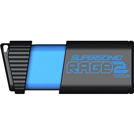 Patriot Memory Extreme Performance Supersonic Rage 2 USB 3.0 Flash Drive, 128GB, PEF128GSR2USB