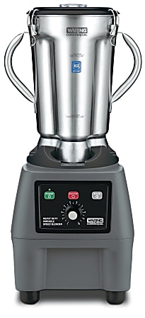 Waring Variable Speed Food Blender With Stainless Steel Container, 128 Oz, Silver/Gray