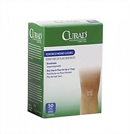 CURAD® Sterile Medi-Strips, 1/2" x 4", White, Pack Of 1,200