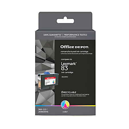 Office Depot® Brand Remanufactured Tri-Color Ink Cartridge Replacement For Lexmark™ 83, L83