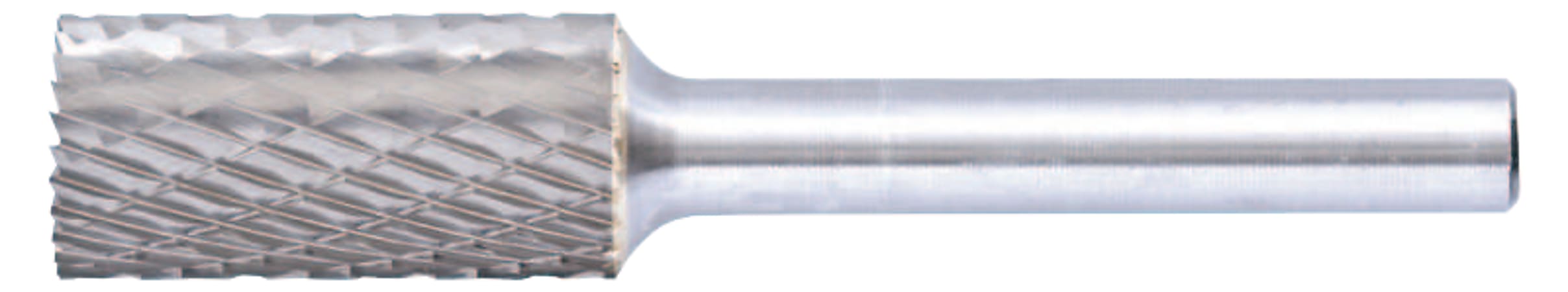 Carbide Bur Bit, 1/2 in diameter x 1 in Cut Length, 1/4 in Shank, Alternate Diamond