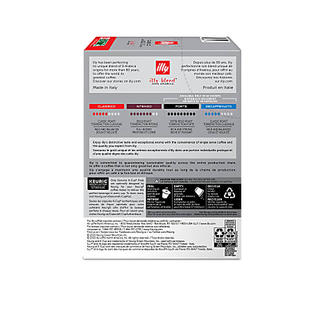 illy Classico Coffee Keurig Single Serve K Cup Pods Pack Of 20 Pods ...