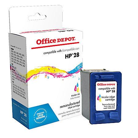 Office Depot® Brand Remanufactured Tri-Color Ink Cartridge Replacement For HP 28