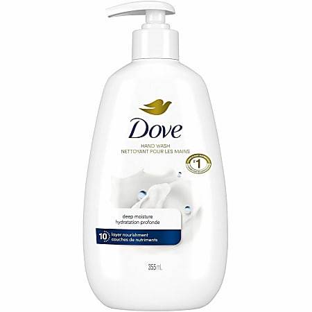 Dove Advanced Care Deep Moisture Hand Wash - Hand - Moisturizing - Antibacterial - White - 12 Oz - 1 Each
