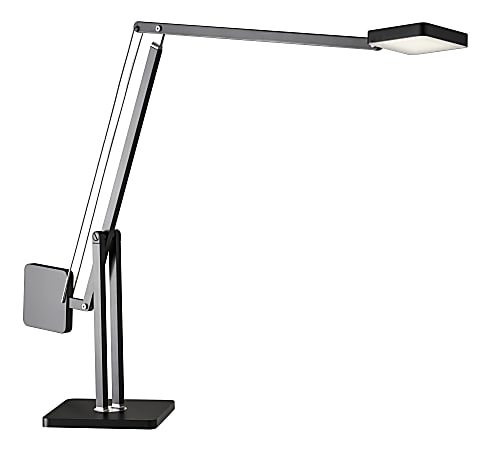 Adesso® ADS360 Cooper Desk Lamp, 37”H, Matte Black