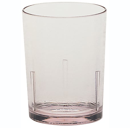 Cambro Del Mar Styrene Tumblers, 14 Oz, Clear, Pack Of 36 Tumblers