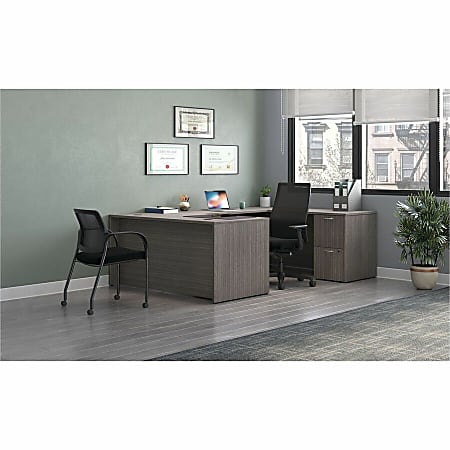 HON MOD Desk 36 W x 20 D Lateral 2 Drawer File Cabinet With