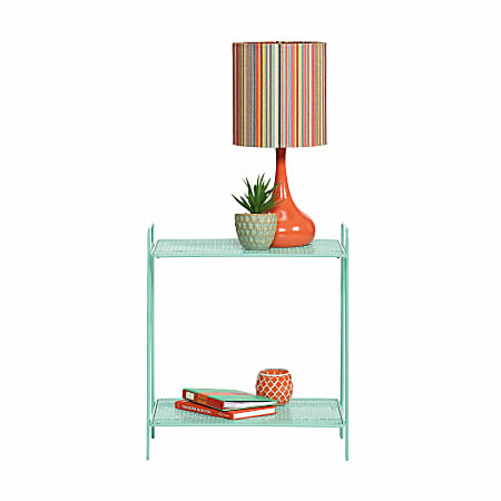 Sauder Eden Rue Accent Table Square Green Office Depot
