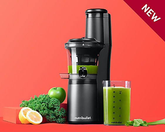 Ninja Nutribullet Slow Juicer, 24 Oz, Black