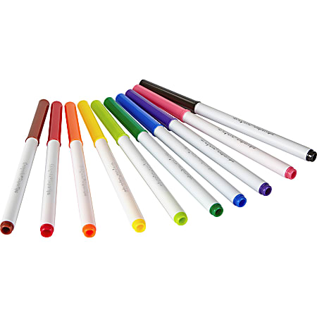 Crayola Super Tip Non-Toxic Washable Marker Set, Set 10, 1 - QFC