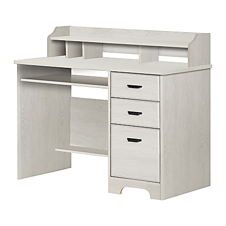South shore versa computer desk with hutch stores online