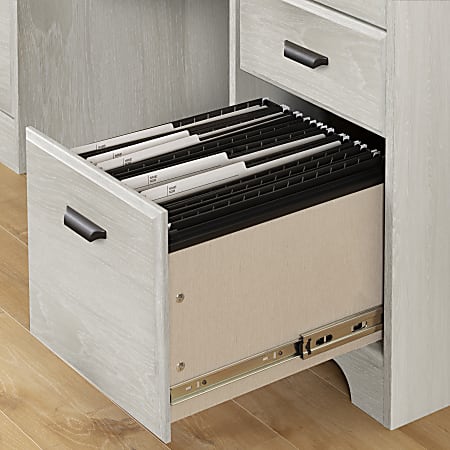 South shore versa shop desk with hutch