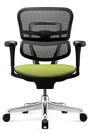 WorkPro&reg; 12000 V2 Series Ergonomic Mesh/Fabric High-Back Office Chair, Lime/Black, BIFMA Compliant