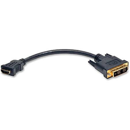 Tripp Lite Tripp Lite HDMI To DVI Adapter Cable, 8", Black