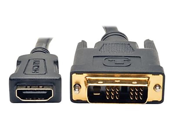 Tripp Lite Tripp Lite HDMI To DVI Adapter Cable, 8", Black