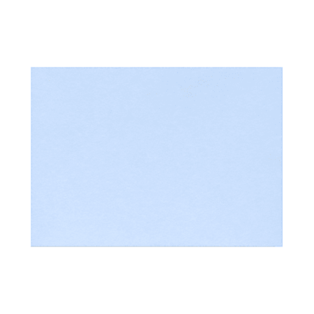 LUX Mini Flat Cards, #17, 2 9/16" x 3 9/16", Baby Blue, Pack Of 50