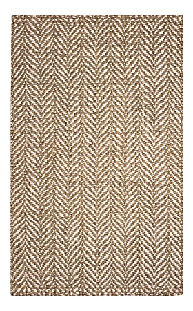 Anji Mountain Sandscape Jute Rug, 5' x 8', Multicolor