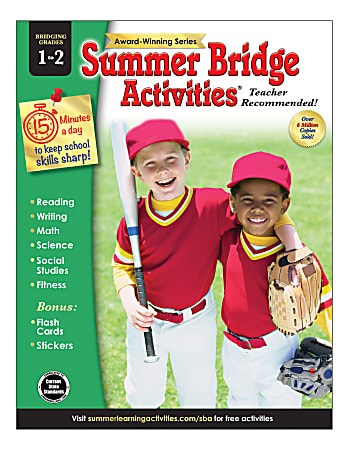 Carson-Dellosa Summer Bridge Activities® Workbooks, Grades 1-2, Pack Of 30 Workbooks