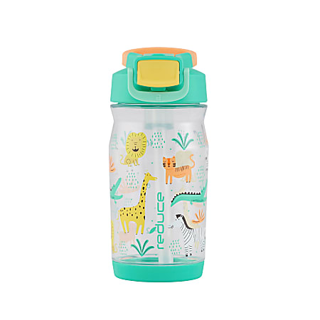 Reduce Hydrate Water Bottle, 14 Oz, Zoo Crew