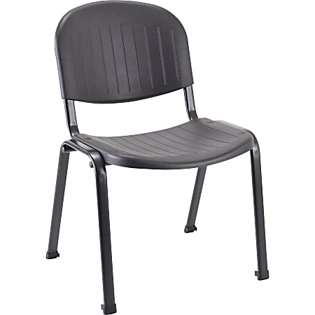 Lorell Low-Back Stack Chairs - Polypropylene Seat -
