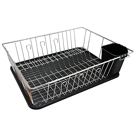 Black plastic dish drainer best sale