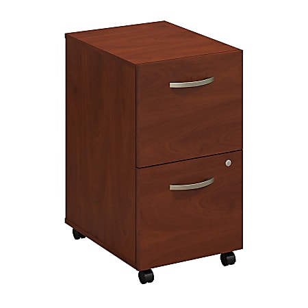Bush Business Furniture Components Elite 2 Drawer Mobile File Cabinet, Hansen Cherry, Standard Delivery