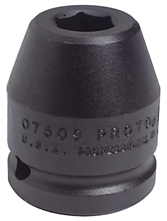 Proto Torqueplus Impact Sockets, 3/4 in Drive, 1 7/16 in Opening, 6 Points
