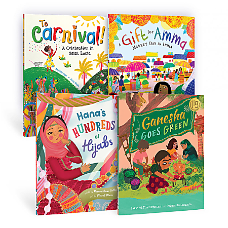 Barefoot Books 1st Grade Authentic Stories/Diverse Book Bundle, Set 2, Set Of 4 Books