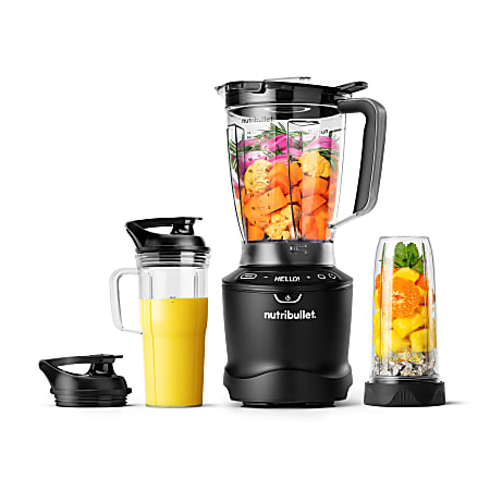 Nutribullet Pro Blender Combo, 64 Oz, Matte Black, Total Qty 1