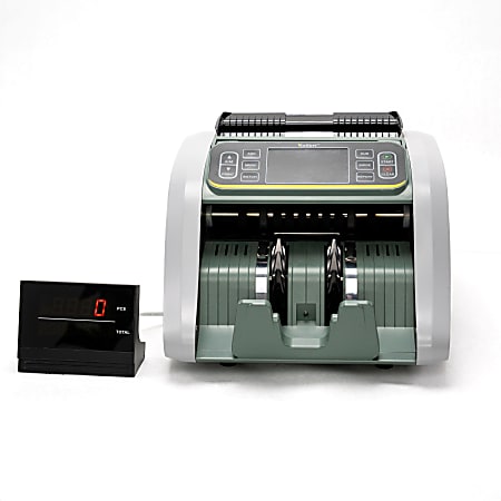 Kolibri KBR-500 Mixed Bill Counter With Advanced Counterfeit Detection And Multi Currency, 9”H x 14-5/16”W x 13”D