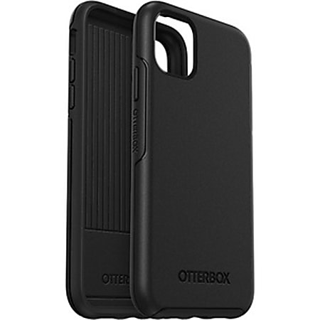 OtterBox iPhone 11 Symmetry Series Case - For Apple iPhone 11 Smartphone - Black - Drop Resistant - Synthetic Rubber, Polycarbonate - 1