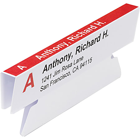 Smead® Viewables® Quick-Fold Tabs, 1 1/4" x 3 1/2", White, Pack Of 45 Tabs