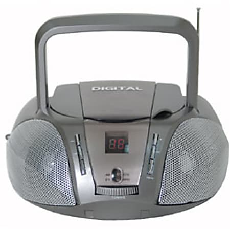 Portable CD Player Boombox With AM/FM Radio