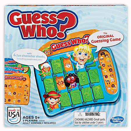 Hasbro guess hot sale who