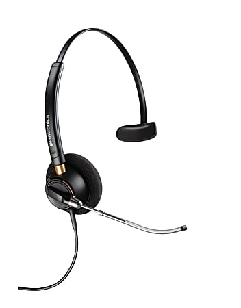 Plantronics® EncorePro Monaural Over-The-Head Headset, HW510V,