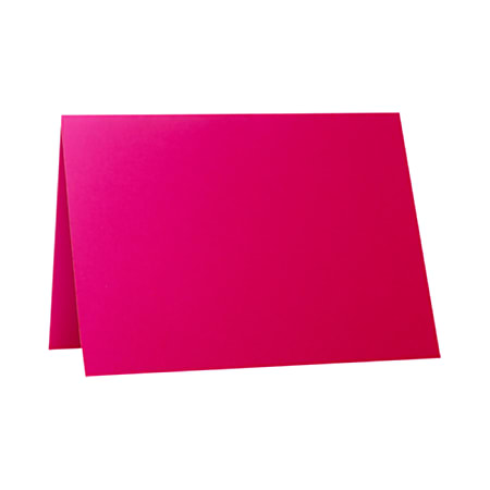 LUX Folded Cards, A1, 3 1/2" x 4 7/8", Hottie Pink, Pack Of 500