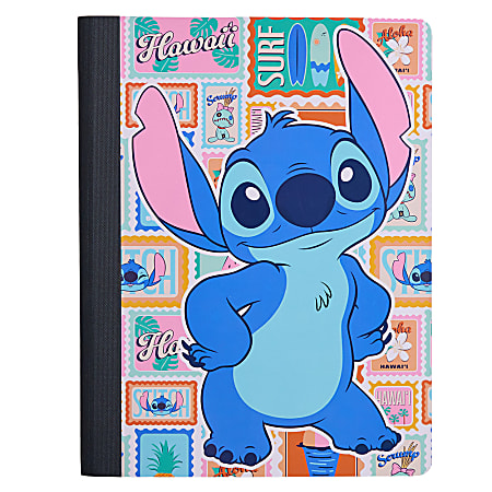 Disney Lilo Stitch Licensed Wide Ruled Composition Notebook, 9.5" x 7.25", 100 Sheets, Quantity 1