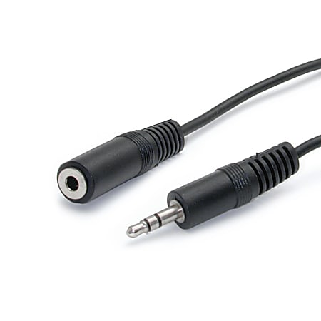 StarTech.com - Audio cable - mini-phone stereo 3.5 mm (F) - mini-phone stereo 3.5 mm (M) - 1.8 m