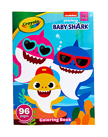 Baby Shark Color and Sticker Activity Set, Crayola.com