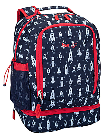 officedepot.com | Bentgo Kids Prints 2-in-1 Backpack & Lunch Bag, Rocket