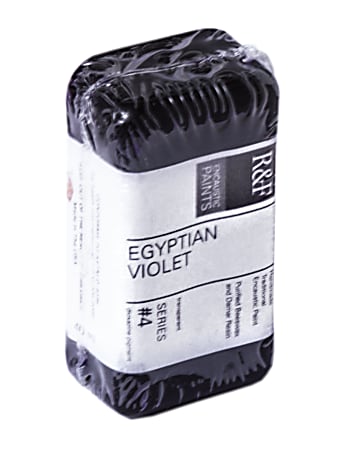 R & F Handmade Paints Encaustic Paint Cakes, 40 mL, Egyptian Violet, Pack Of 2