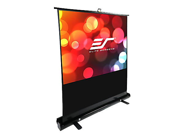 Elite ez-Cinema Plus F84XWV1 - Projection screen - 84" (83.9 in) - 4:3 - Matte White - black