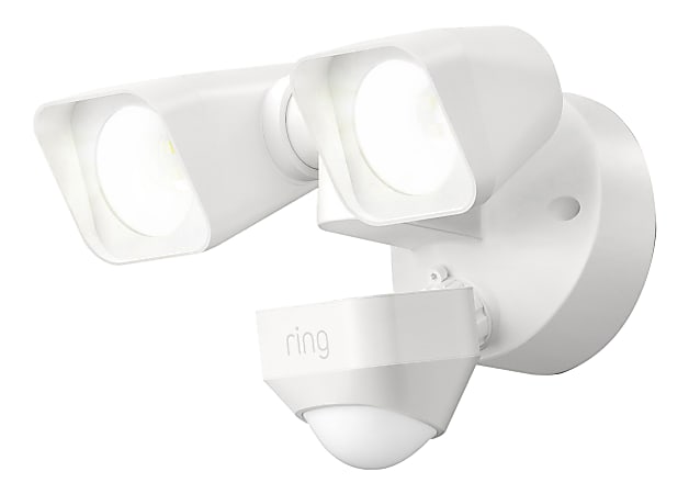 Ring Smart Lighting Wired Floodlight, White, 5W21S8-WEN0