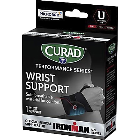 Curad Universal Wraparound Wrist Supports - Black -