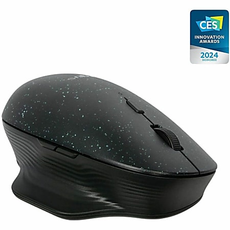 Targus® Ergonomic EcoSmart™ Ambidextrous Mouse, Full Size, 85% Recycled, Black, AMB586GL